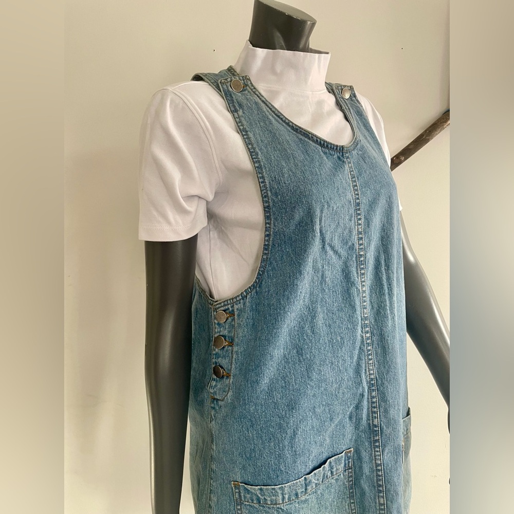 Vintage Blue Denim Overall Dress 90’s - Rachel from Friends
